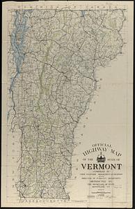 Official highway map of the state of Vermont
