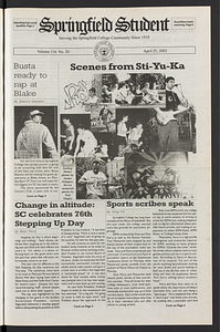 The Springfield Student (vol. 116, no. 20) April 25, 2002