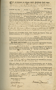 Number 31: Second Deed from May 26, 1753