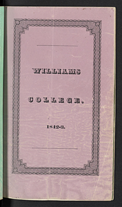 Catalogue of the Corporation, Officers and Students of Williams College (1842)