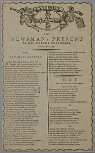 The newsman's present to his worthy customers for the year 1800.