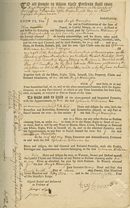Number 19: Deed from June 29, 1752