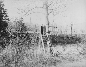 Wire Bridge on the Hoosic River, 1897