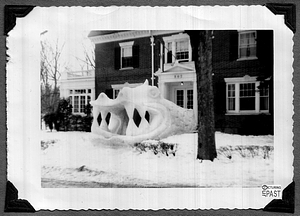 Beta Theta Pi Snow Sculpture