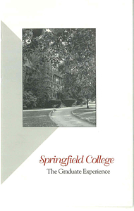 Springfield College Graduate Catalog, 1994-1995