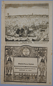 Frost fair : printed upon the ice on the River Thames Jan 23d, 1739/40.