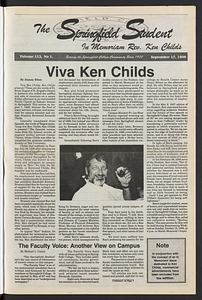 The Springfield Student (vol. 113, no. 1) Sept. 17, 1998