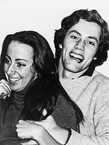 A male and female student couple, 1973