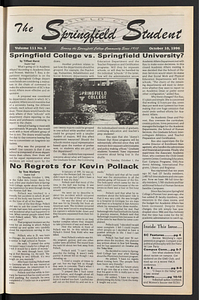 The Springfield Student (vol. 111, no. 5) Oct. 10, 1996