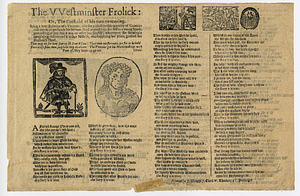 The Westminster frolick, or, The cuckold of his own procuring : being a true relation of a vintener ... : tune of, Hey boys up go we.