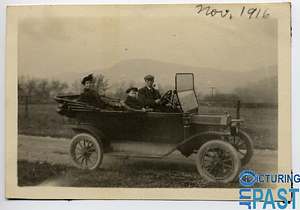 Anna Hanson Hickox, John Hickox, and Harry Hickox
