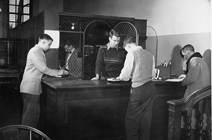 Cage Reserve Desk in Stetson Library