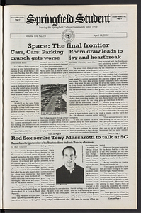 The Springfield Student (vol. 116, no. 19 April 18, 2002