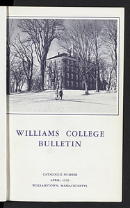 Williams College Bulletin (1959-04)