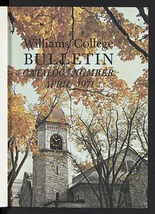 Williams College Bulletin (1971-04)