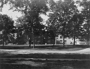 Morgan Hall with Thompson Physics Lab, 1897