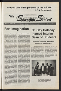 The Springfield Student (vol. 113, no. 6) Nov. 6, 1998