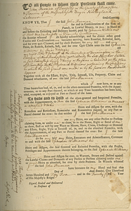 Number 20: Deed from 1752