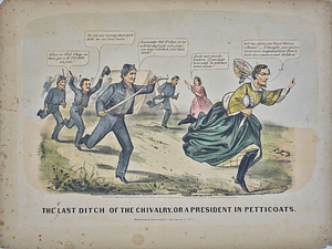 The last ditch of chivalry, or A President in petticoats
