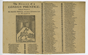The honour of a London 'prentice : being an account of his matchless manhood and brave adventures done in Turkey.