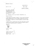 Letter to Joseph E. Clarkson, Chief, Registration Unit, Internal Security Section, Criminal Division from Roberto Daglio, President, ATEX Inter-America, Inc. regarding his resignation as Officer Director of Salvadoran Coalition for Freedom and Independence, Inc. and the induction of the new president, Roberto Quinonez-Meza, 26 April 1983