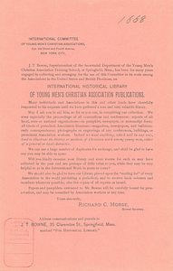 YMCA Historical Library Publication Request Flyer