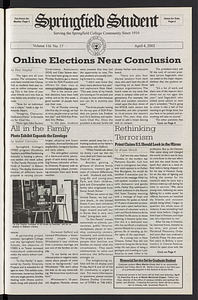 The Springfield Student (vol. 116, no. 17) April 4, 2002