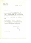 Letter from Edward L. Bernays to Suffolk University President Dennis C. Haley regarding the Bernays Lecture Suffolk University Records: Series to be hosted at the university, 11/18/1963