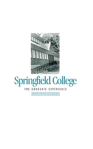 Springfield College Graduate Catalog, 1992-1993