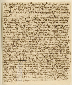 Number 46: Opinion on the Will of Ephraim Williams Jr.