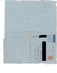 Letter from two grandsons to their grandfather living in the U.S. asking for increased financial assistance (includes an English translation), 2/26/1952