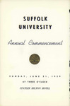 1959 Suffolk University commencement program (all schools)
