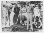 Harry Hom Dow at "Viviendas II" event groundbreaking ceremony, photograph, 8/23/1980