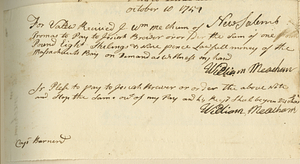 Number 48: Six Orders from 1759-1760