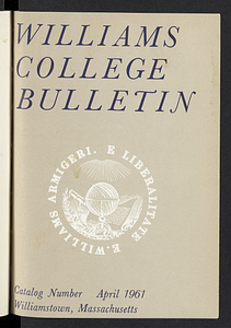 Williams College Bulletin (1961-04)
