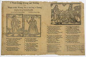 A weeks loving, wooing, and wedding, or, Happy is that wooing that is not long a dooing ... : to the tune of Billy and Molly.