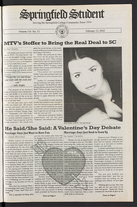 The Springfield Student (vol. 116, no. 12) Feb. 13, 2002