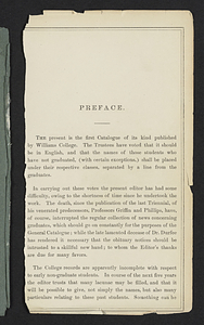 Catalogue of the Corporation, Officers and Students of Williams College (1840)