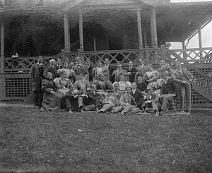 Zeta Psi house party, circa. 1897