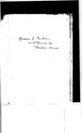 Journal I by Suffolk University founder Gleason L. Archer, 1917-1920