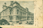 Front of Boston Court House postcard from Gleason Leonard Archer to his uncle Reverend L.S. Williams in East Wilton, Maine, 21 August 1906