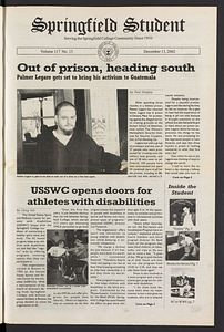 The Springfield Student (vol. 117, no. 13) Dec. 13, 2002