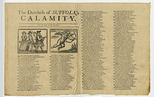 The dutchess of Suffolk's calamity : to the tune of Queen Dido.