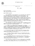 Letter to Lieutenant Colonel William Hunter from Drew C. Arena, Director, Office of International Affairs, Criminal Division regarding letter rogatory issued by the Judge of the Court of the Fourth Criminal Court in preparation of the prosecution of nine Salvadoran military service members accused of the murder of the Jesuit priests, their cook, and her daughter. Letter asks Hunter to voluntarily answer the questions in the letter rogatory, 2 August 1991