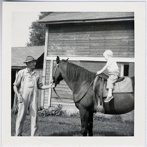 Art E. Rosenburg with Donna (Rosenburg) Manley at Sheep Hill