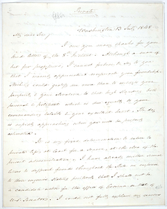 James Buchanan letter to Robert Tyler