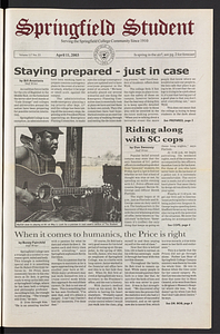 The Springfield Student (vol. 117, no. 23) Apr. 11, 2003