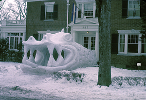 Beta Theta Pi Snow Sculpture