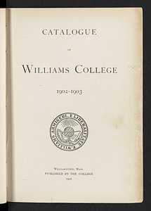 Catalogue of Williams College (1902)