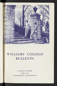 Williams College Bulletin (1958-04)